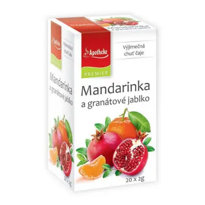 Apotheke Mandarinka a granát. jablko čaj 20x2g