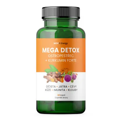 MOVit Mega Detox Ostropestřec+Kurkum.FORTE cps.60