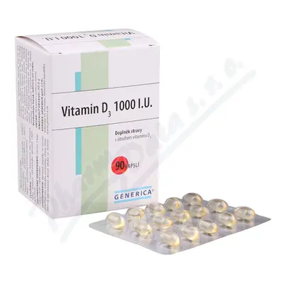 Vitamin D3 1000 I.U. cps.90 Generica