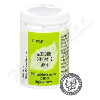 Melilotus officinalis AKH tbl.60