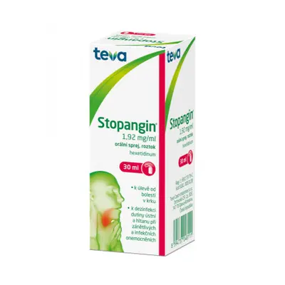 Stopangin, orální sprej, roztok 30 ml