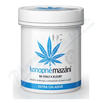 Konopné mazání Extra chladivé 250ml