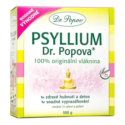 Dr.Popov Psyllium indická rozpustná vláknina 500g