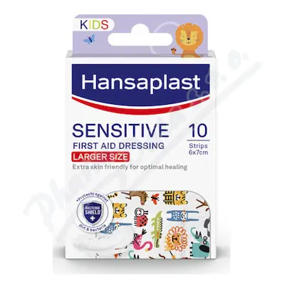 Hansaplast Sensitive Zvířátka large náplast 10ks