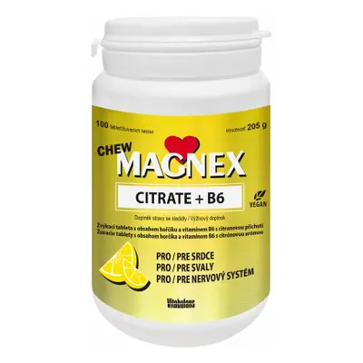 Magnex Citrate 375mg+B6 chew tbl.100