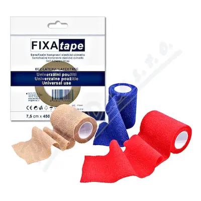 FIXAtape STRETCH samofix.obina.7.5x450cm mix barev