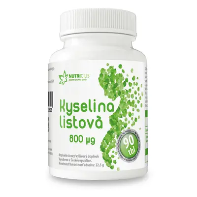 Kyselina listová 800mcg tbl.90