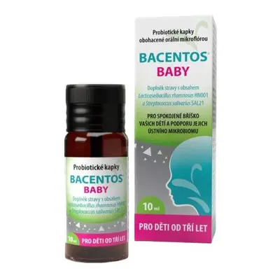 BACENTOS BABY orální probiotické kapky 3+ 10ml