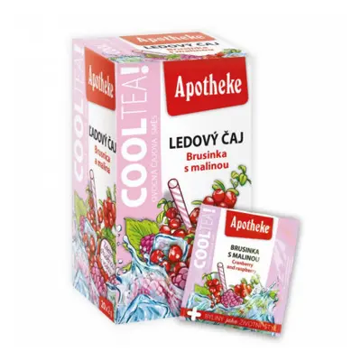 Apotheke CoolTea Brusinka s malinou čaj 20x2g