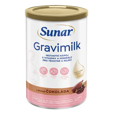 Sunar Gravimilk s příchutí čokoláda 450g