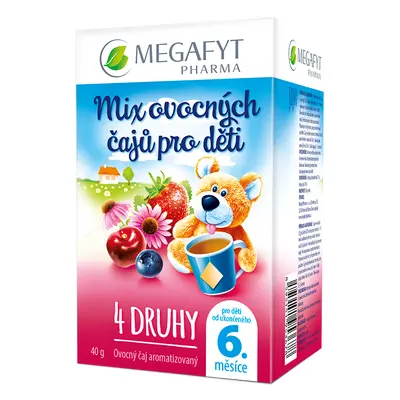 Megafyt Mix ovocných čajů pro děti 4x5x2g