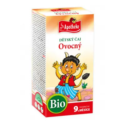 Apotheke Dětský čaj BIO ovocný 20x2g