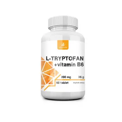 Allnature L-tryptofan+vit.B6 200mg/2.5mg tbl.60