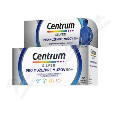 Centrum multivitamín pro muže 50+ 90 tablet