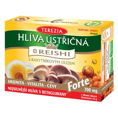 TEREZIA Hlíva ústřičná+REISHI Forte cps.60