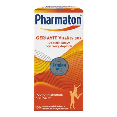 Pharmaton Geriavit Vitality 50+ tbl.100