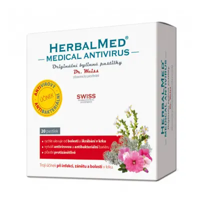 HERBALMED Medical Antivirus Dr. Weiss 20 pastilek