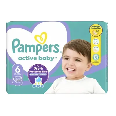 Pampers Active Baby 6 Extra Large 13-18kg 44ks