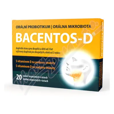 BACENTOS-D orální probiotikum tbl.20