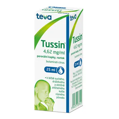 Tussin 4.62mg/ml perorální kapky 1x25ml