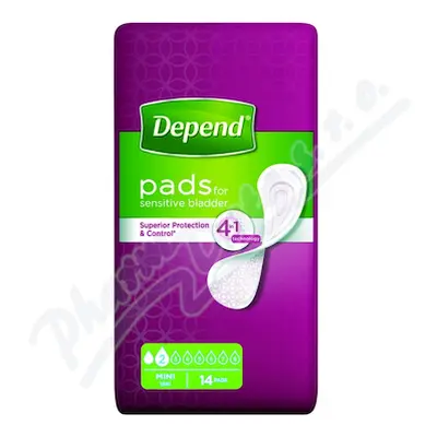 Depend Pads mini inkont.vložky ženy 14ks