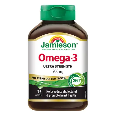 JAMIESON Omega-3 Ultra 900mg cps.75