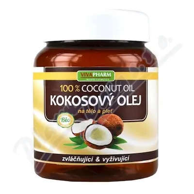 VIVAPHARM 100% kokosový olej na tělo a pleť 380ml