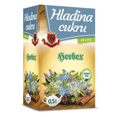 HERBEX Hladina cukru n.s.20x3g