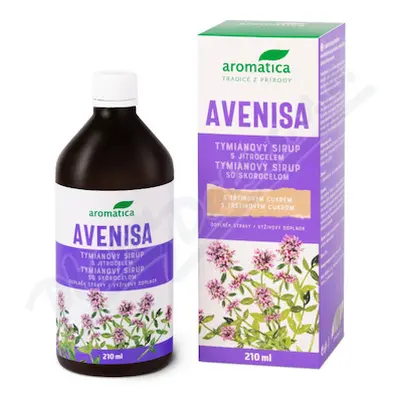 AROMATICA Avenisa tymiánový sirup+jitrocel 210ml