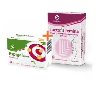 Espigal 80mg tob 100 + Lactofit femina cps 10