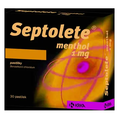 Septolete Menthol pas.30x1mg II