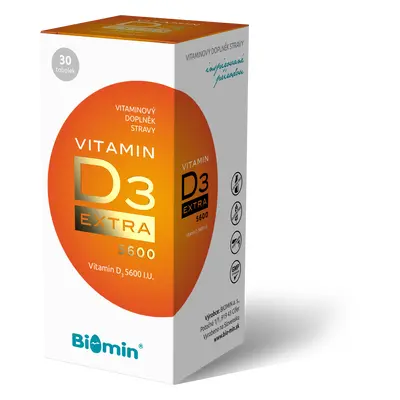 Biomin Vitamín D3 EXTRA 5600 I.U. 30 tobolek