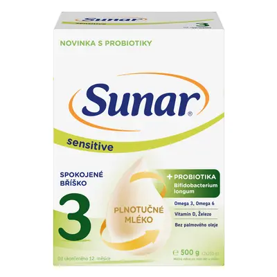 Sunar Sensitive 3, batolecí mléko 500 g