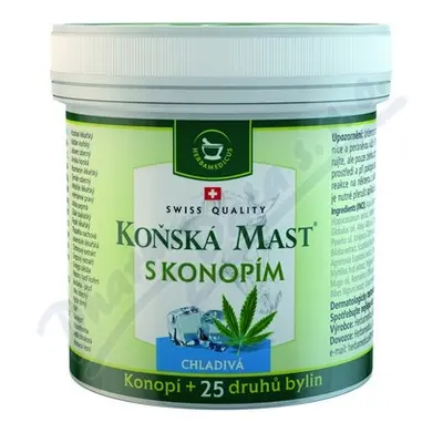 Koňská mast s konopím chladivá 250 ml