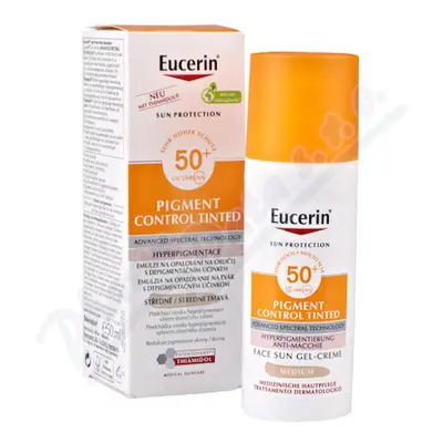 EUCERIN SUN PigmentControlTinted SPF50+ tmavá 50ml