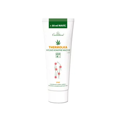 Cannaderm Thermolka hřejivé konopné mazání 250 ml