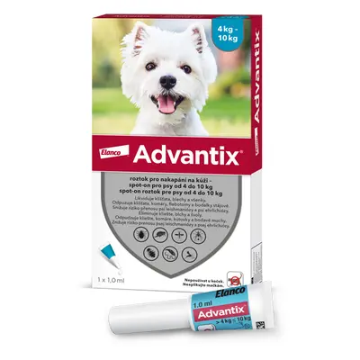 Advantix pro psy 4-10kg spot-on 1x1ml