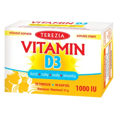 TEREZIA Vitamín D3 1000 IU tob.90