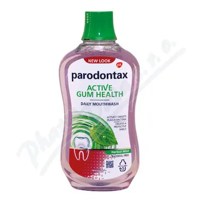 Parodontax Active Gum Health Herbal Mint ústní voda pro zdravé dásně a svěží dech 500ml