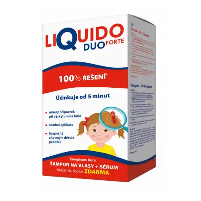 LiQuido DUO Forte šampon na vši 200ml + sérum