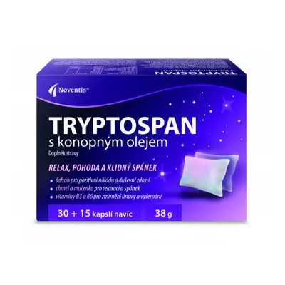 Tryptospan s konopným olejem cps.30+15