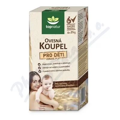 Ovesná koupel pro děti 6x25g TOPNATUR