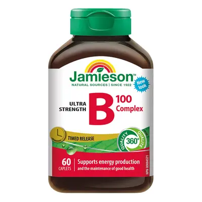 JAMIESON B-komplex 100mg s postupným uvolňováním tbl.60