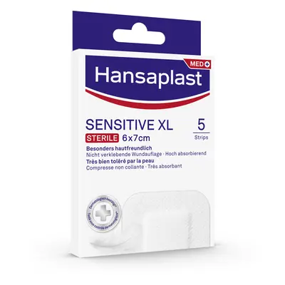 Hansaplast Sensitive XL náplast 5ks