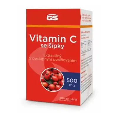 GS Vitamin C500 se šípky tbl.100+20