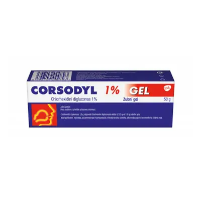 Corsodyl 1% gel stm.gel 1x50g