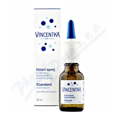 Vincentka nosní sprej STANDARD hypotonický 25ml