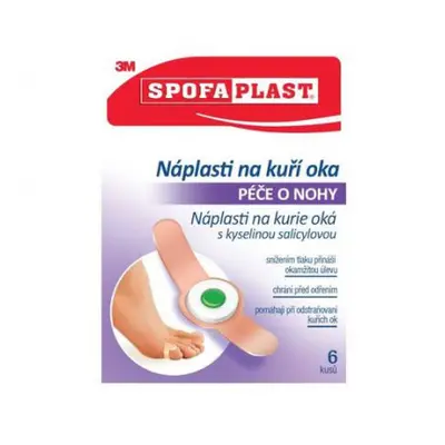 3M Spofaplast 183 Náplasti na kuří oka 70x12mm 6ks