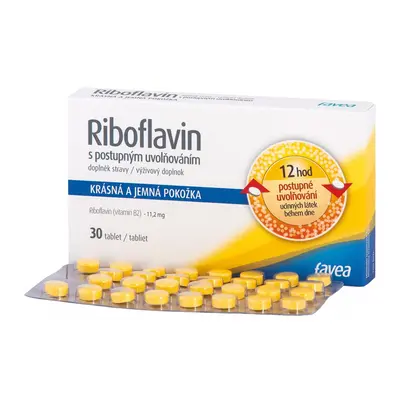 Favea Riboflavin s postupným uvolňováním tbl.30