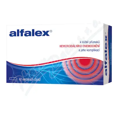 Alfalex rektální čípek 10x2.5g